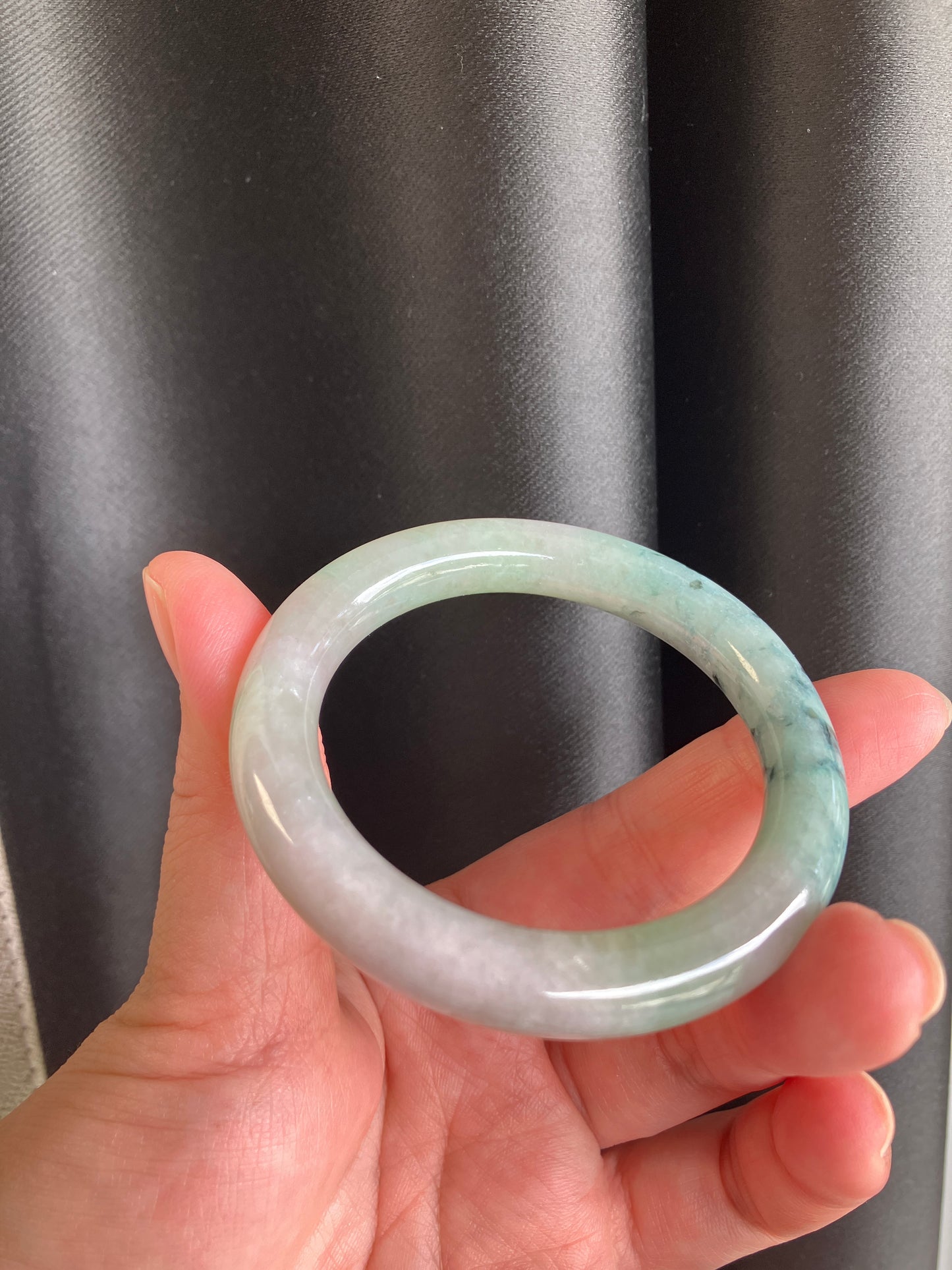 Jadeite Jade bangle 天然翡翠玉鈪圓條 (50mm) JBL01
