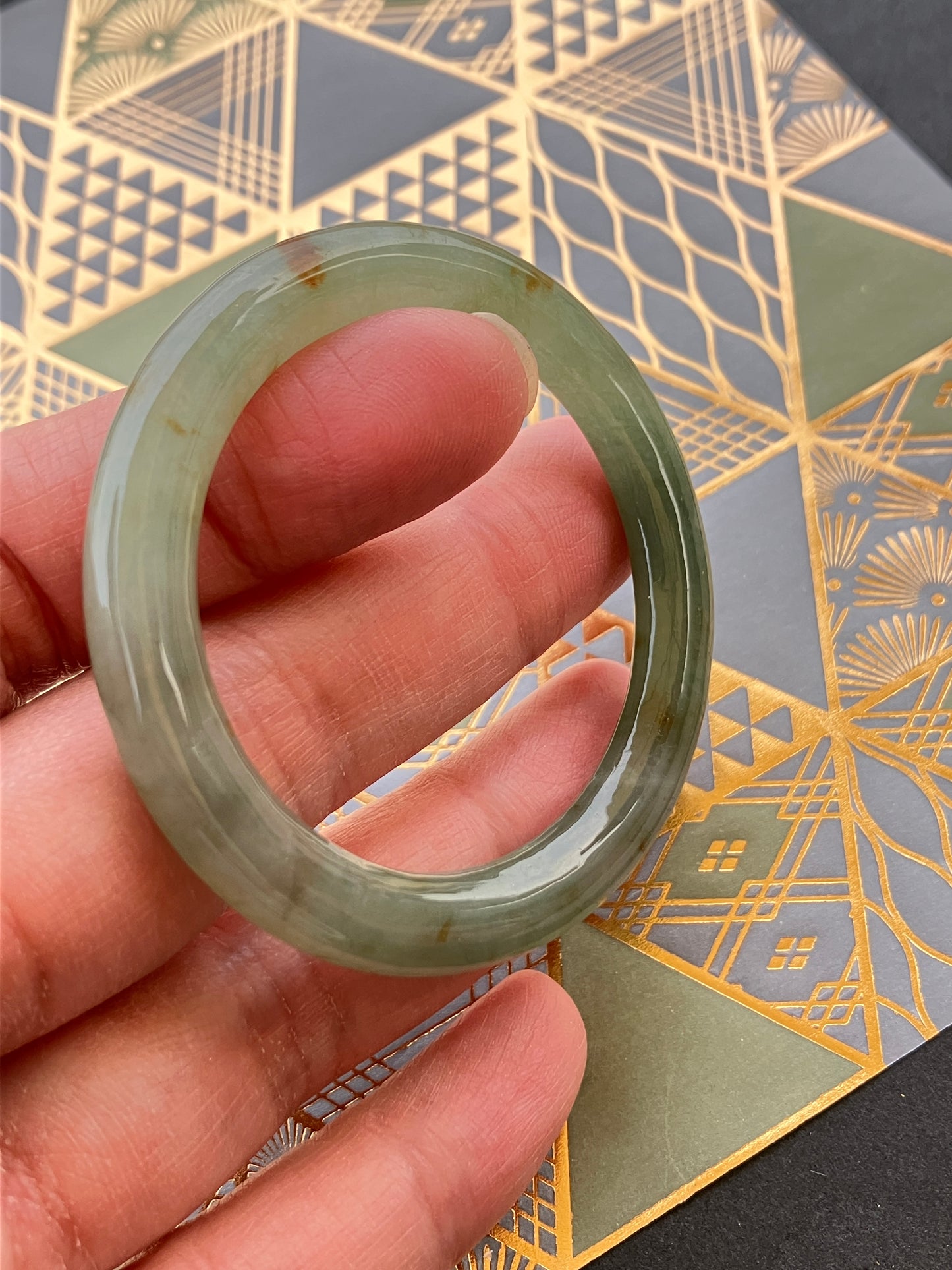 Jadeite Kids Bangle 天然翡翠兒童玉鈪 (40mm)(JK00171)