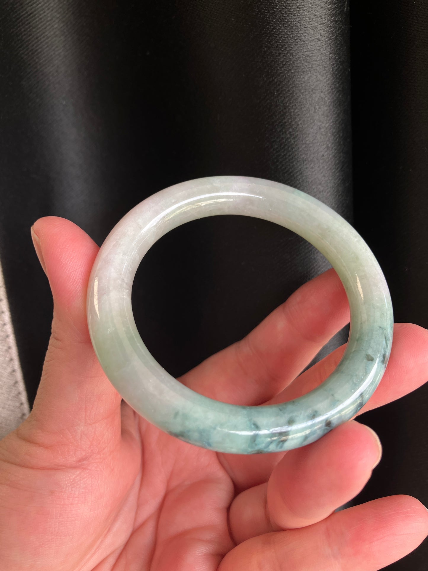 Jadeite Jade bangle 天然翡翠玉鈪圓條 (50mm) JBL01