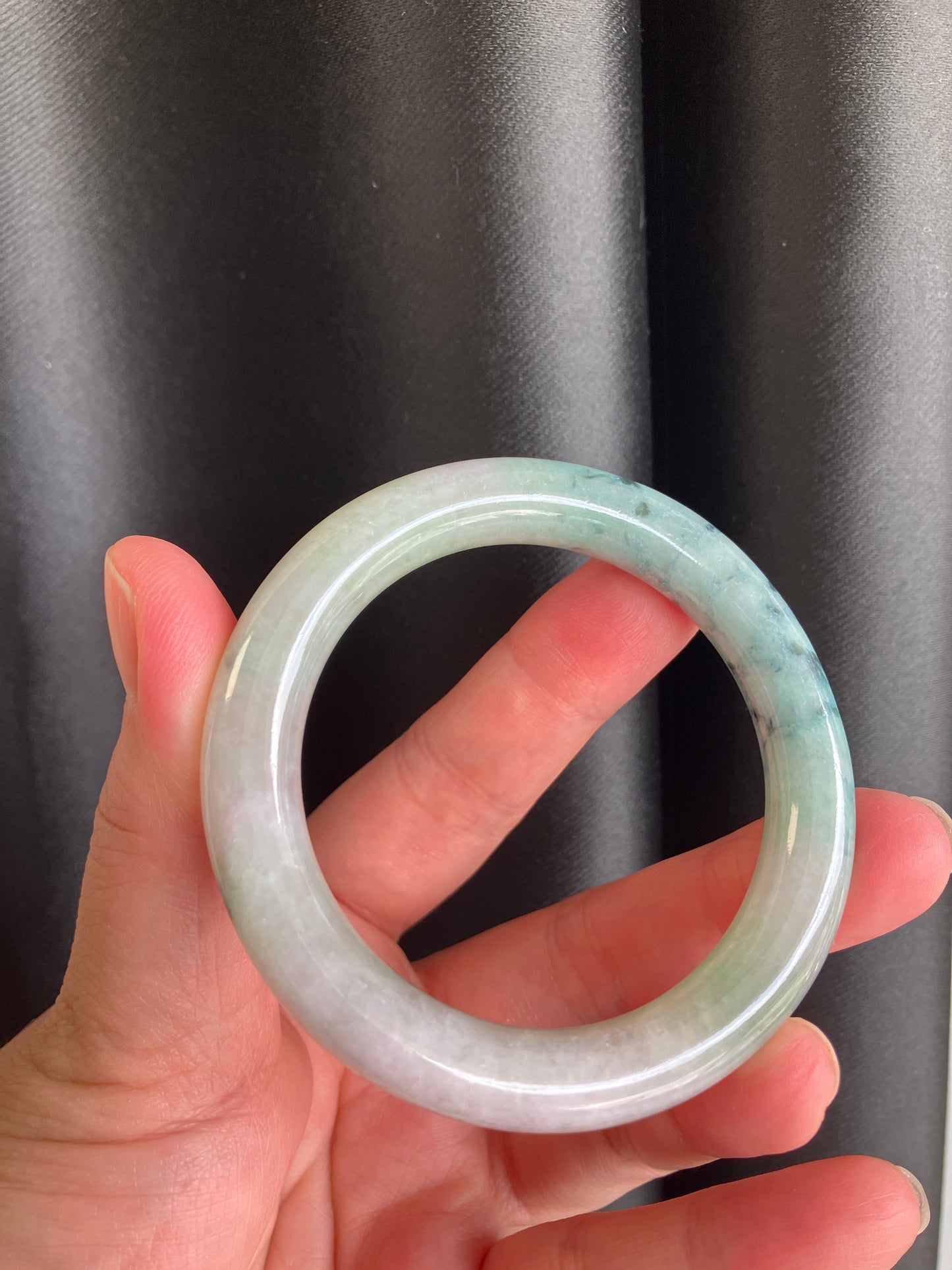 Jadeite Jade bangle 天然翡翠玉鈪圓條 (50mm) JBL01