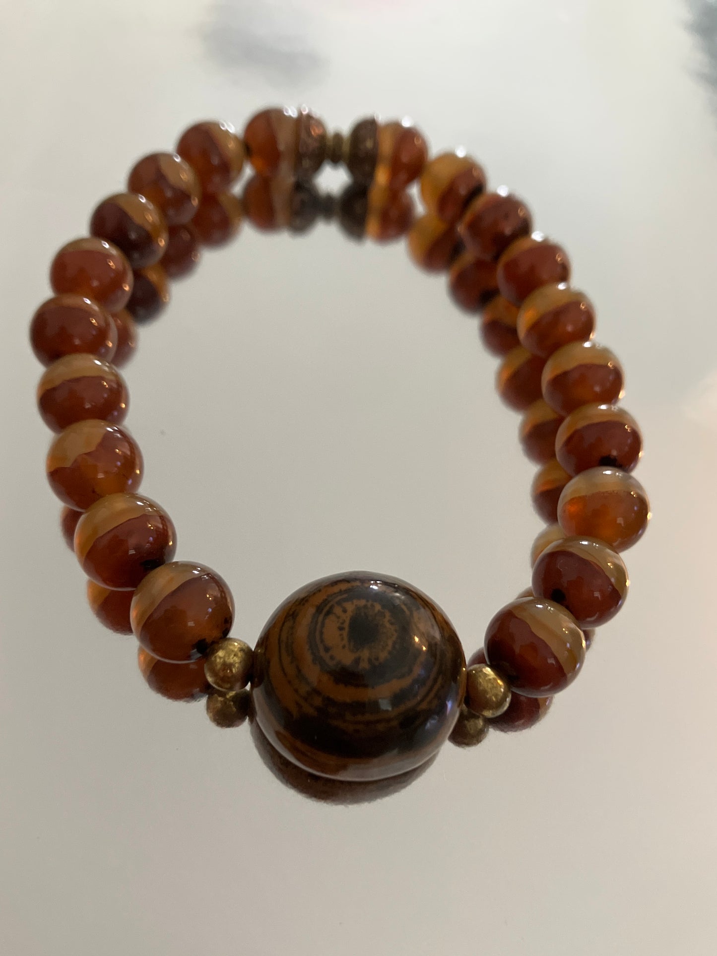 天然高冰透瑪瑙手鏈 Natural Agate Bracelet(NAA021)