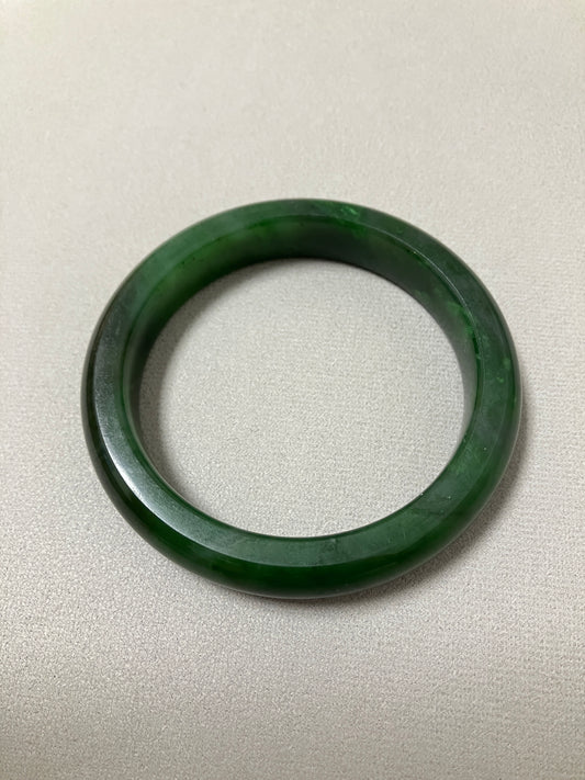 優惠價 Natural Nephrite Jade Bangle｜天然和田玉玉鈪 （60mm) (NBB0188)