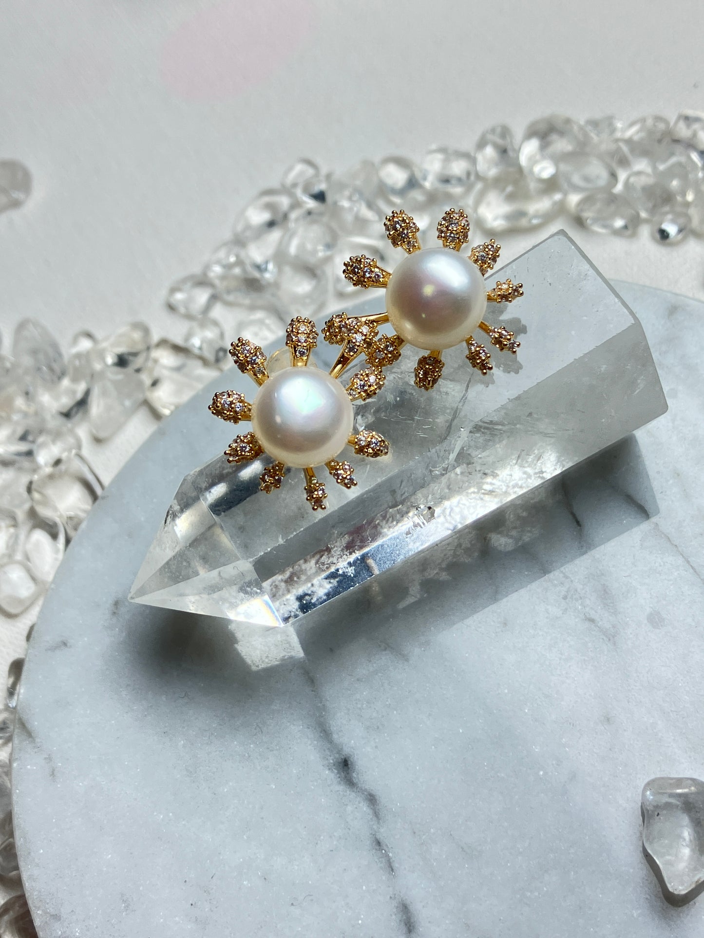 Natural Pearl Earrings 天然珍珠 耳環(PE0066)