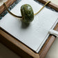 Vintage Jadeite Jade Pendant ｜天然翡翠吊墜介指 黃加綠 精緻復古系列(JV0018-20)