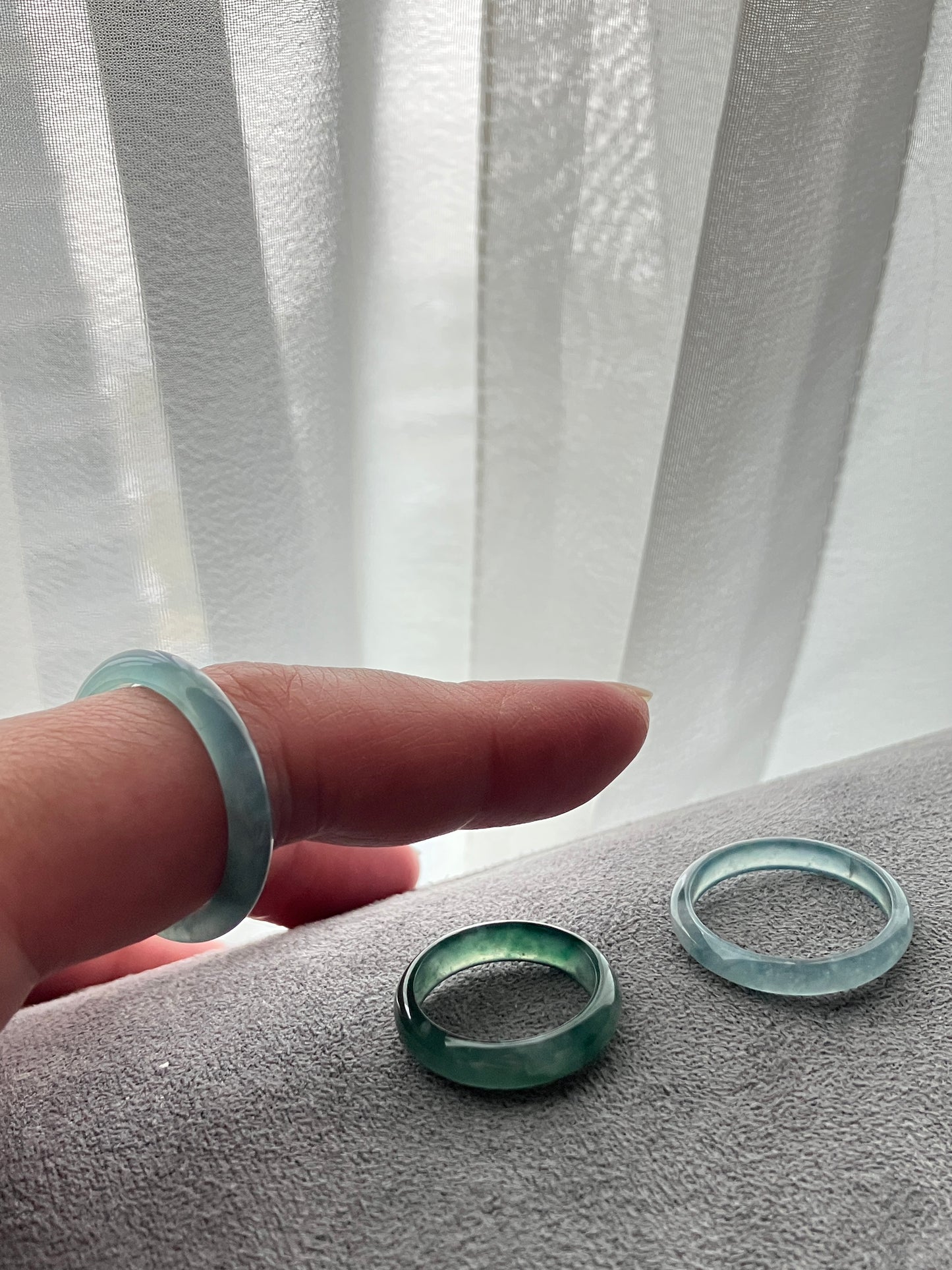 Jadeite Ring 天然冰翡翠戒圈