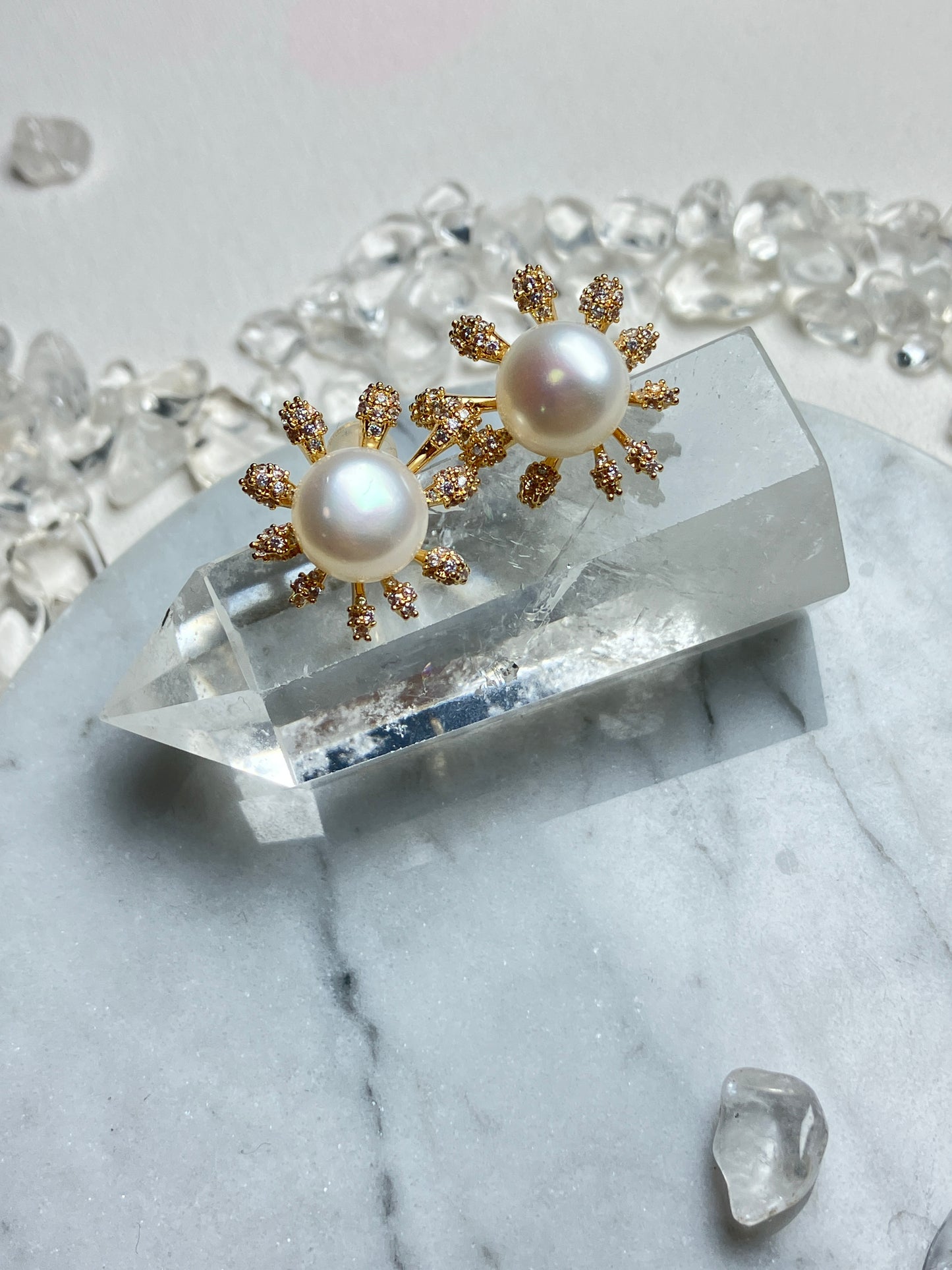 Natural Pearl Earrings 天然珍珠 耳環(PE0066)