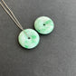 Jadeite Donut  Pendant ｜天然翡翠 平安扣吊墜