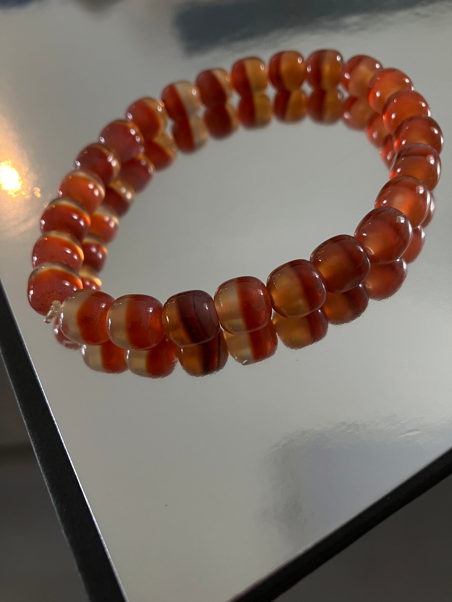 天然高冰透瑪瑙手鏈 Natural Agate Bracelet(NAA013)