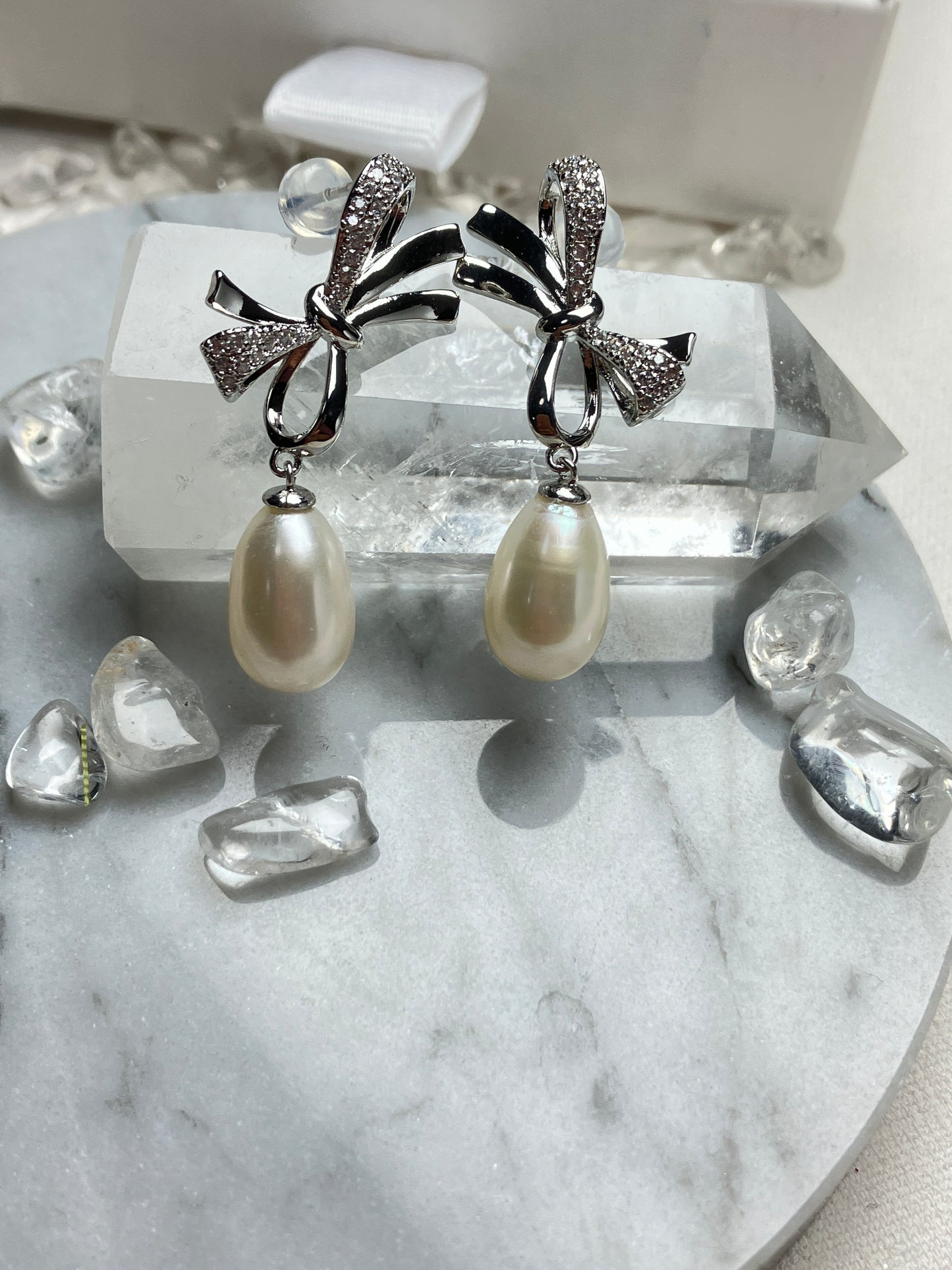 Natural Pearl Earrings 天然淡水珍珠 耳環(PE0070)