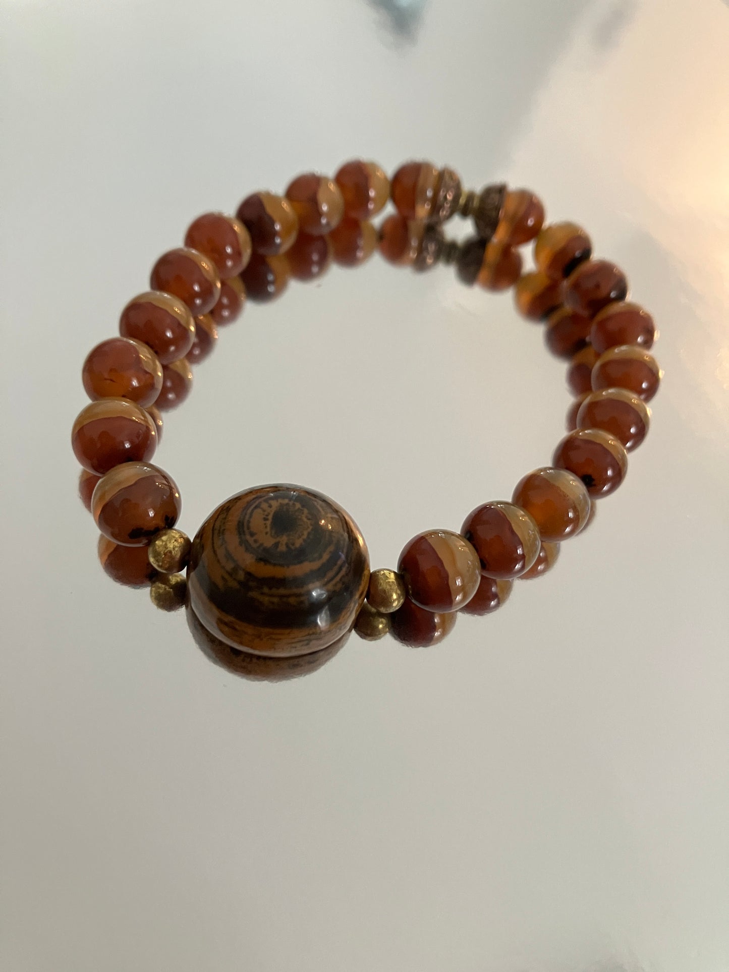 天然高冰透瑪瑙手鏈 Natural Agate Bracelet(NAA021)