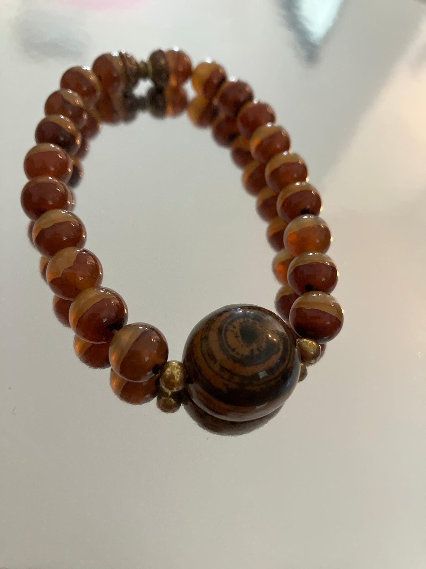 天然高冰透瑪瑙手鏈 Natural Agate Bracelet(NAA021)