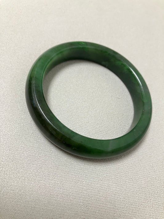 優惠價 Natural Nephrite Jade Bangle｜天然和田玉玉鈪 （60mm) (NBB0188)