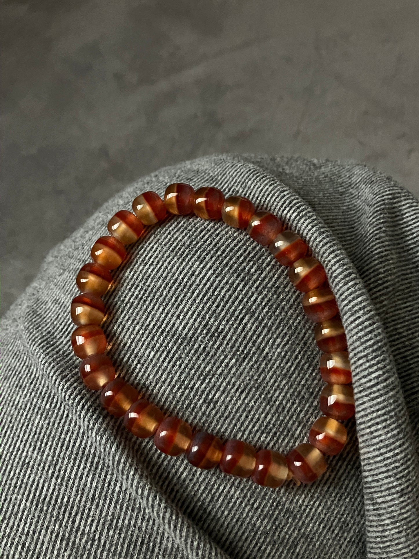 天然高冰透瑪瑙手鏈 Natural Agate Bracelet(NAA013)