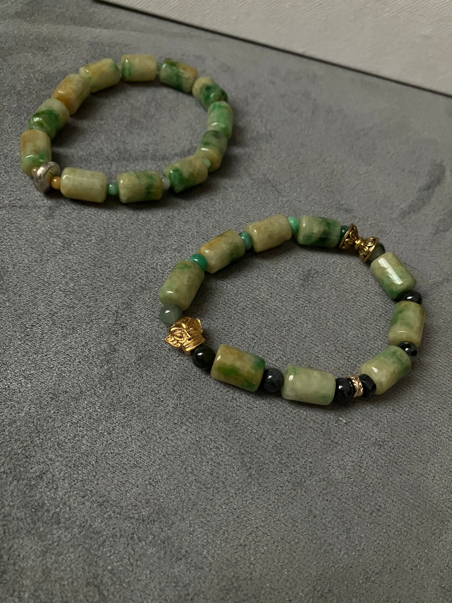 CASALA Jade Bracelet 天然翡翠珠子手鏈 三星堆文明配飾(CAJB0013)