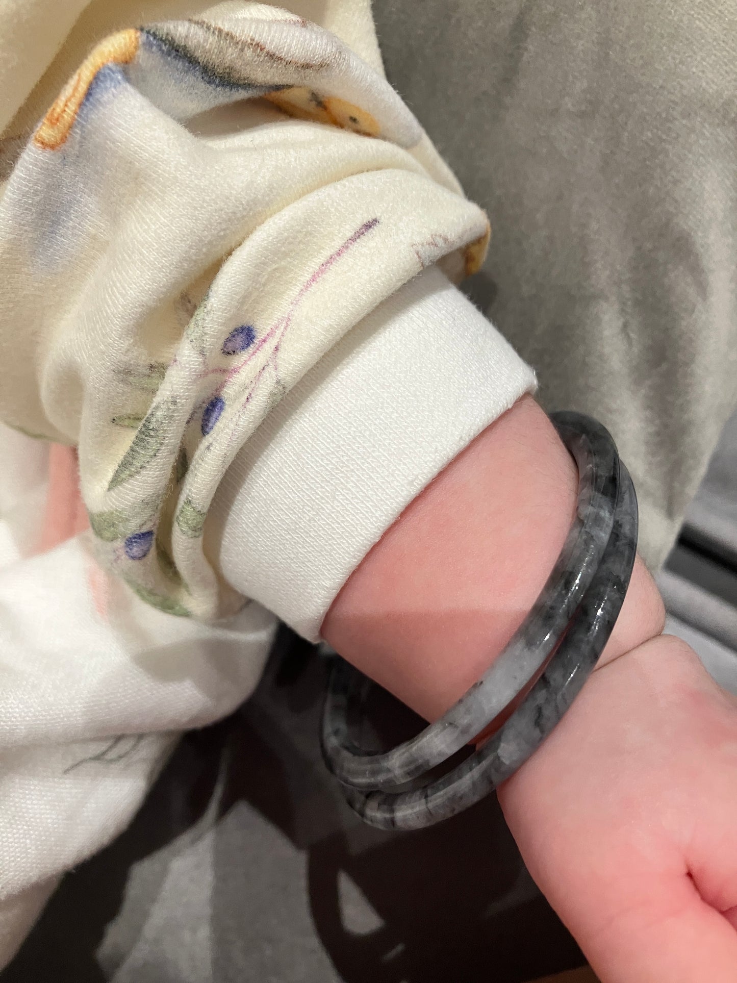 Jadeite Kid Bangle 天然翡翠兒童玉鈪鐲（48.5mm)(66a825)