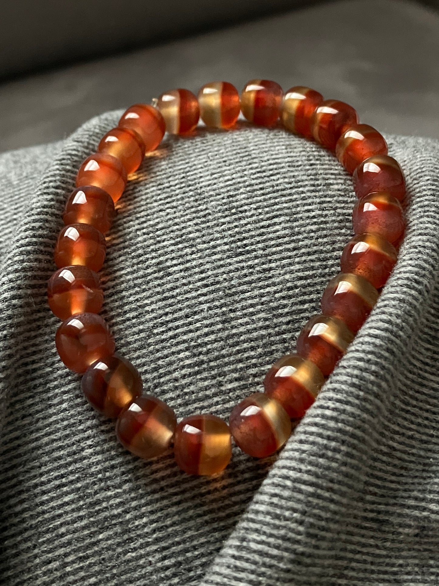 天然高冰透瑪瑙手鏈 Natural Agate Bracelet(NAA013)