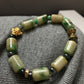 CASALA Jade Bracelet 天然翡翠珠子手鏈 三星堆文明配飾(CAJB0013)