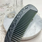 Natural Nephrite Jade Comb 天然和田玉梳(NJHB007）