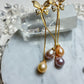 Natural Pearl Earrings 天然淡水珍珠 耳環(PE0074)