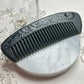 Natural Nephrite Jade Comb 天然和田玉梳(NJHB007）