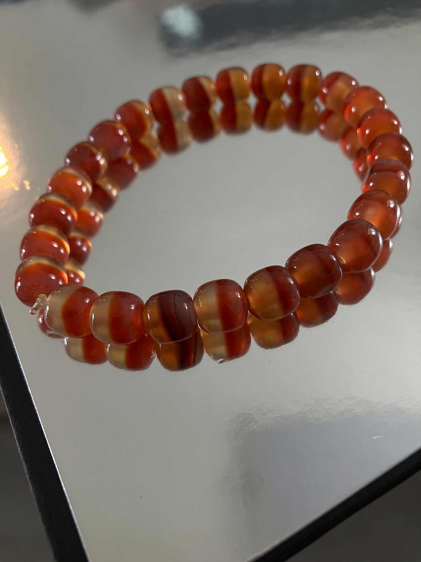 天然高冰透瑪瑙手鏈 Natural Agate Bracelet(NAA013)