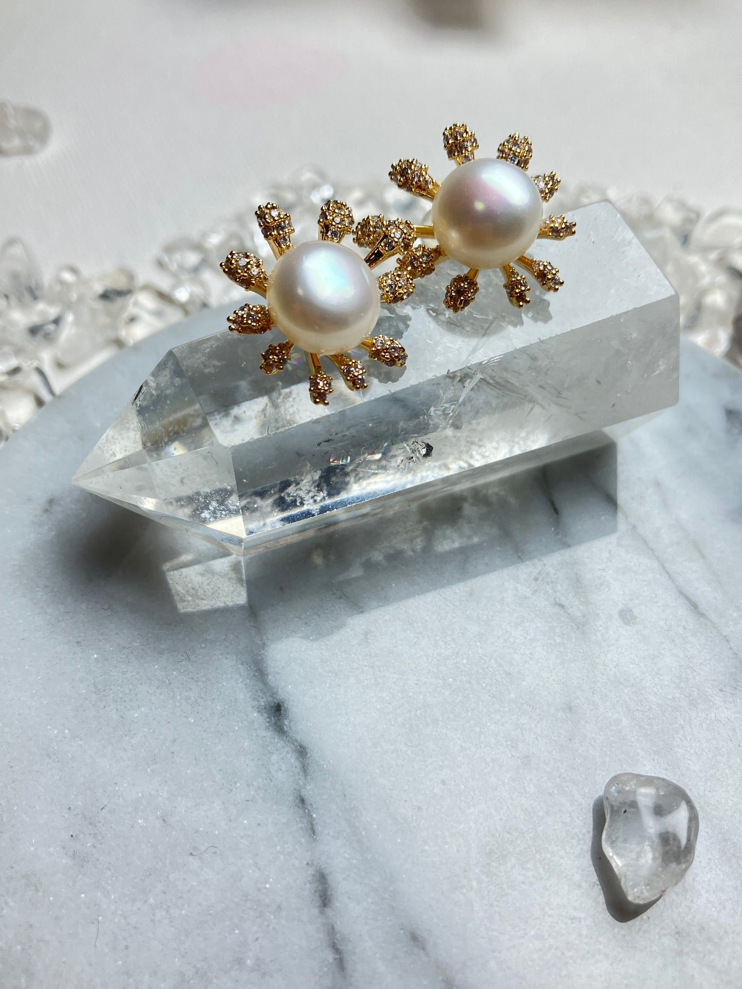 Natural Pearl Earrings 天然珍珠 耳環(PE0066)