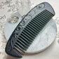 Natural Nephrite Jade Comb 天然和田玉梳(NJHB007）