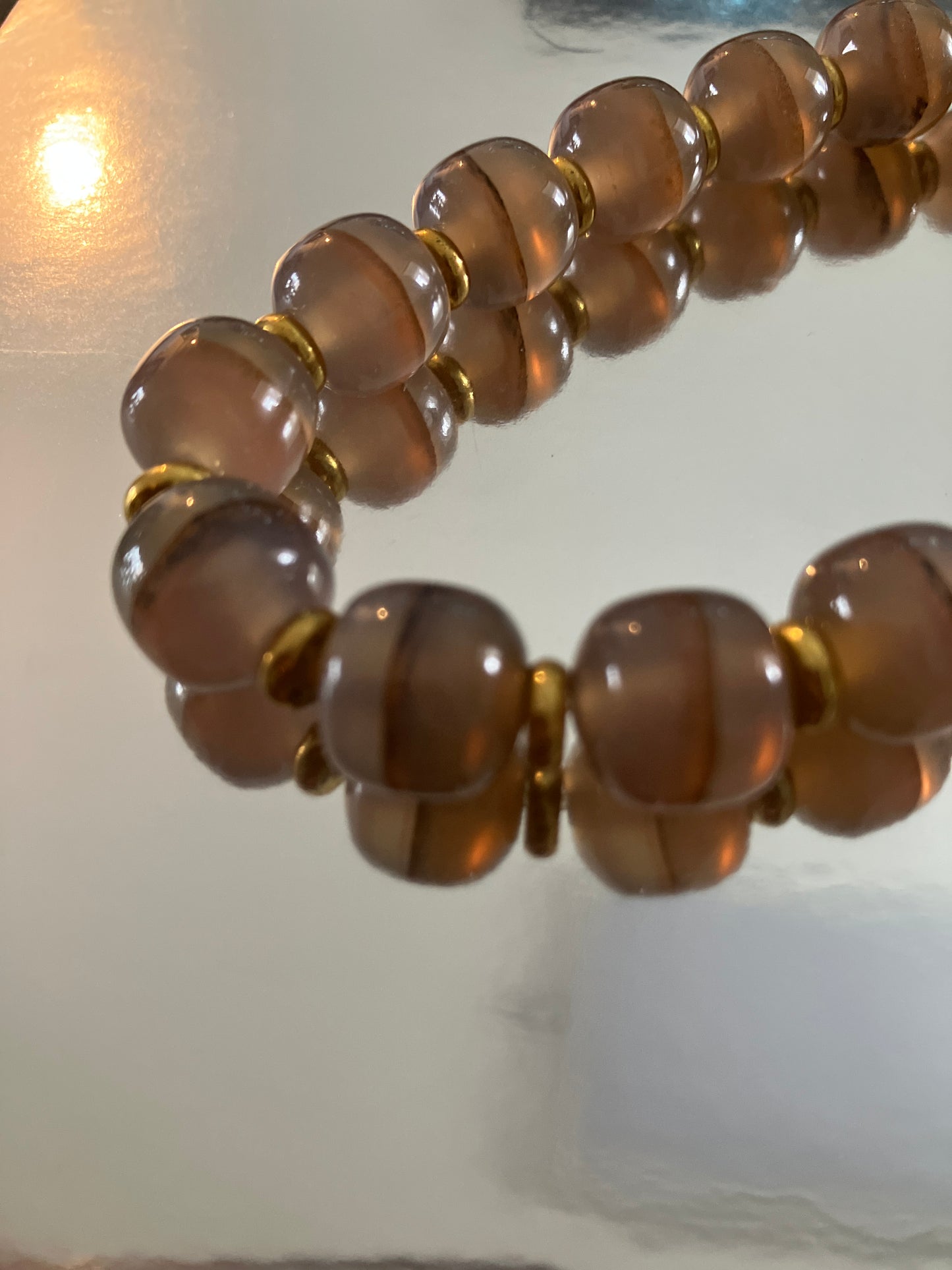 天然高冰透瑪瑙手鏈 Natural Agate Bracelet(NAA018)