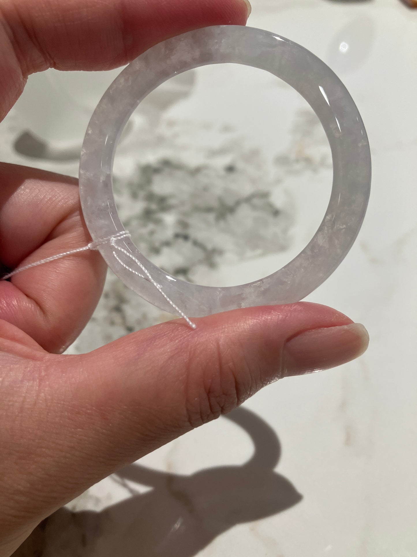 Jadeite Kid Bangle 天然翡翠兒童玉鈪鐲（41mm) (2a)