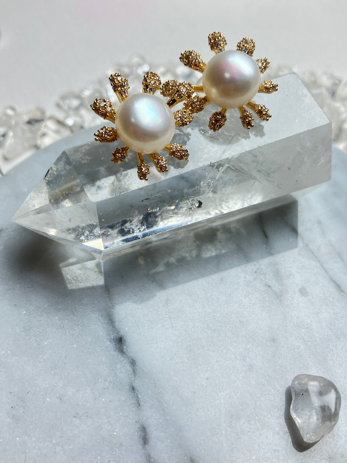 Natural Pearl Earrings 天然珍珠 耳環(PE0066)