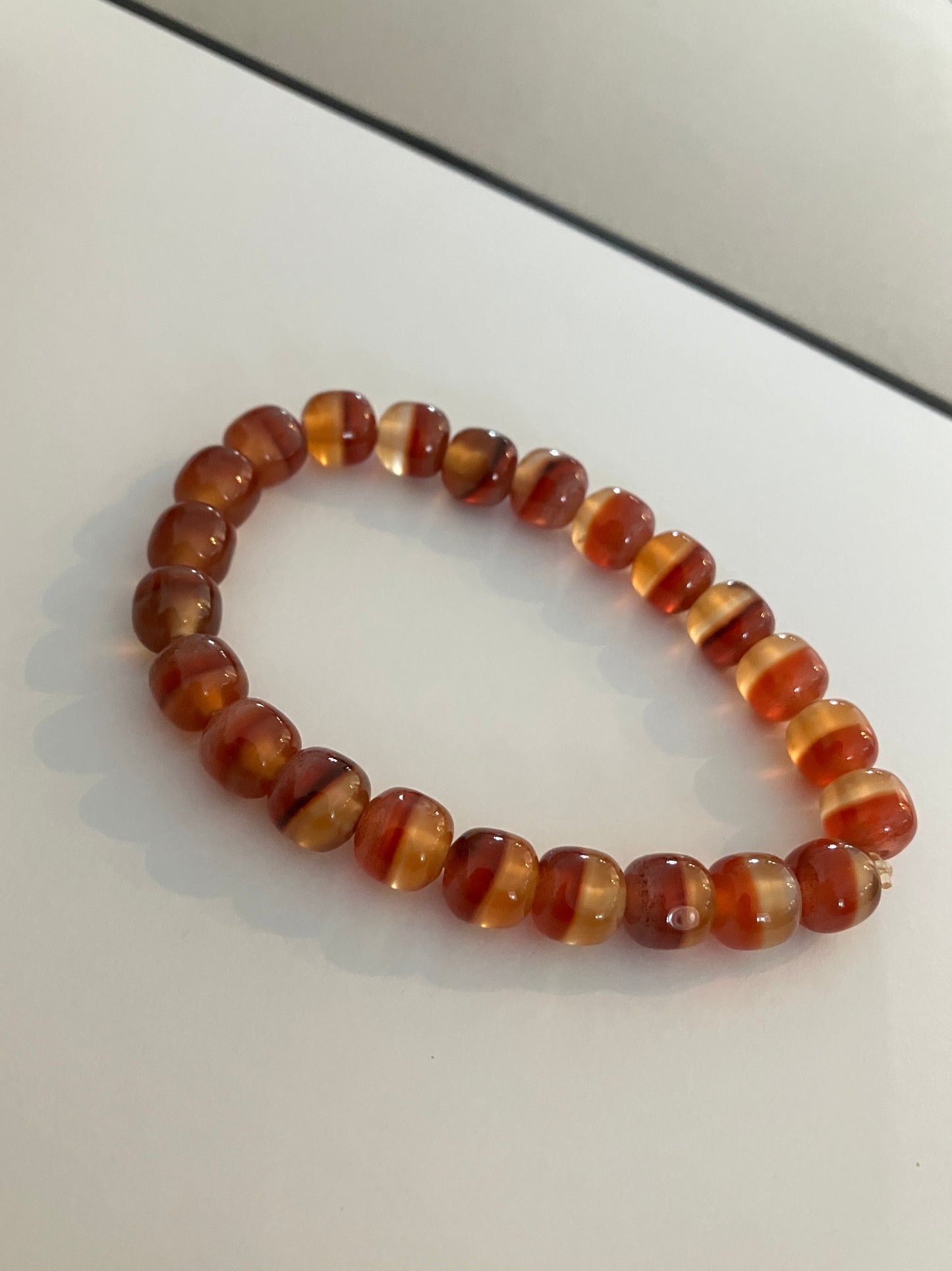 天然高冰透瑪瑙手鏈 Natural Agate Bracelet(NAA013)