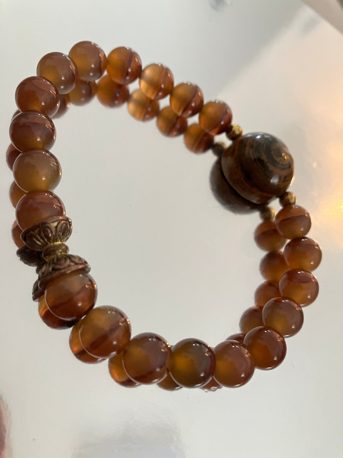 天然高冰透瑪瑙手鏈 Natural Agate Bracelet(NAA021)