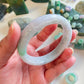 Jadeite Jade bangle Carving 天然翡翠玉鈪圓條 雕花(54mm) 9a1850