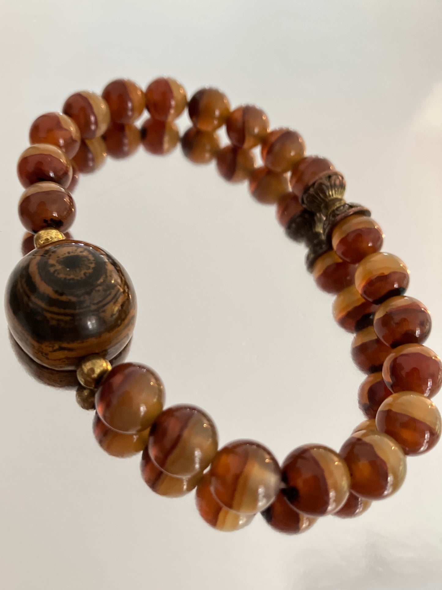天然高冰透瑪瑙手鏈 Natural Agate Bracelet(NAA021)