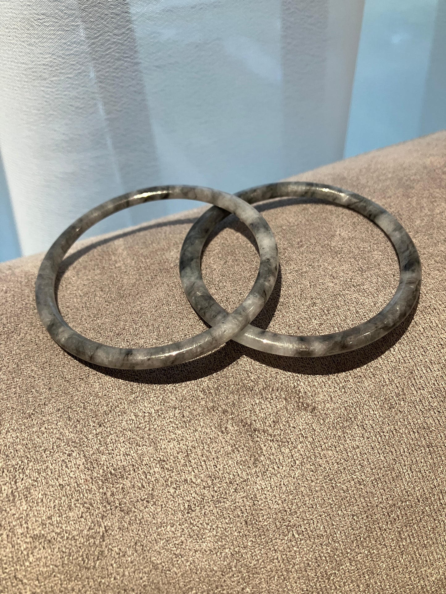 Jadeite Kid Bangle 天然翡翠兒童玉鈪鐲（48.5mm)(66a825)