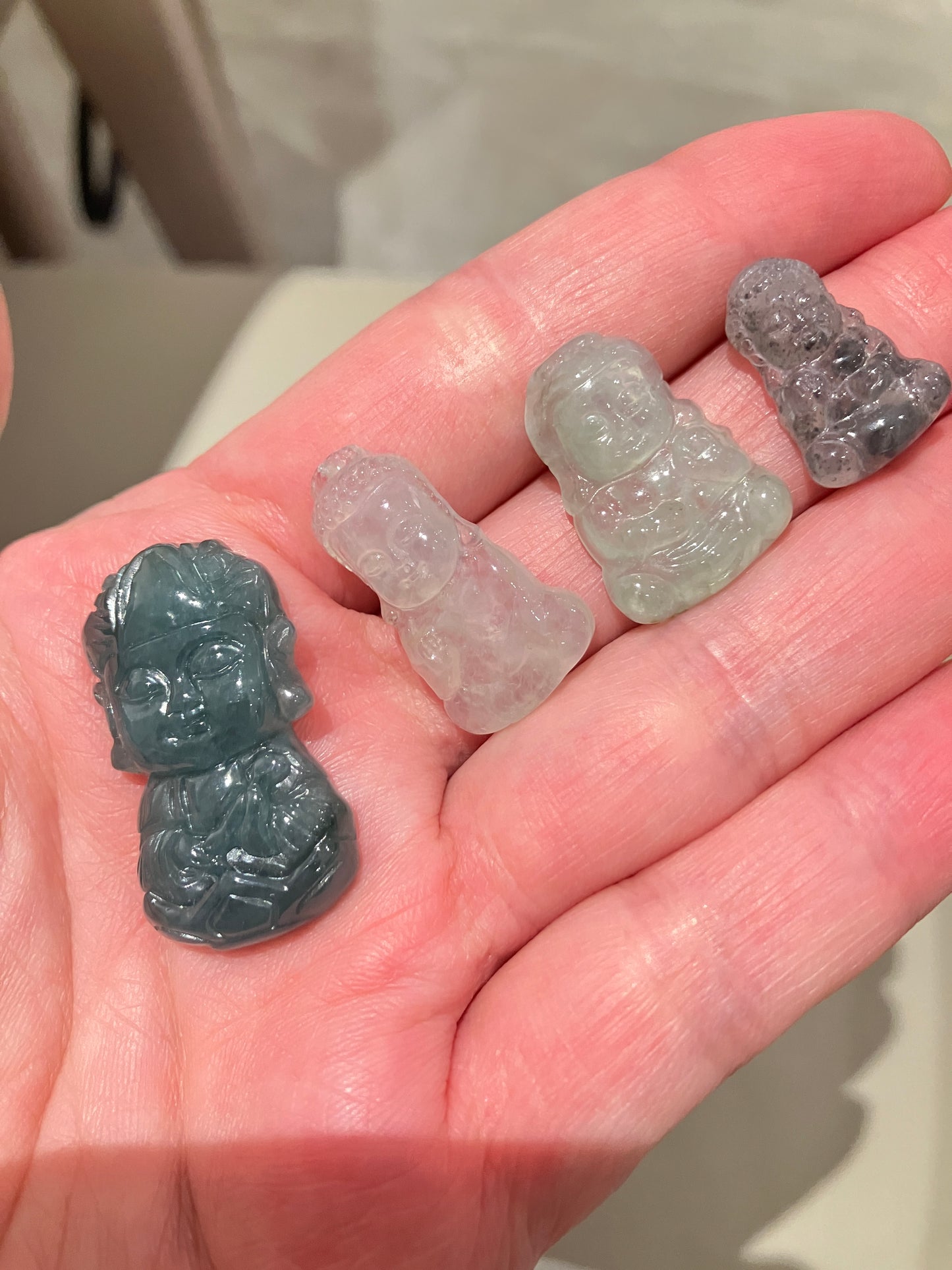 Jadeite Buddha Pendant for kids ｜天然翡翠佛寶寶吊墜