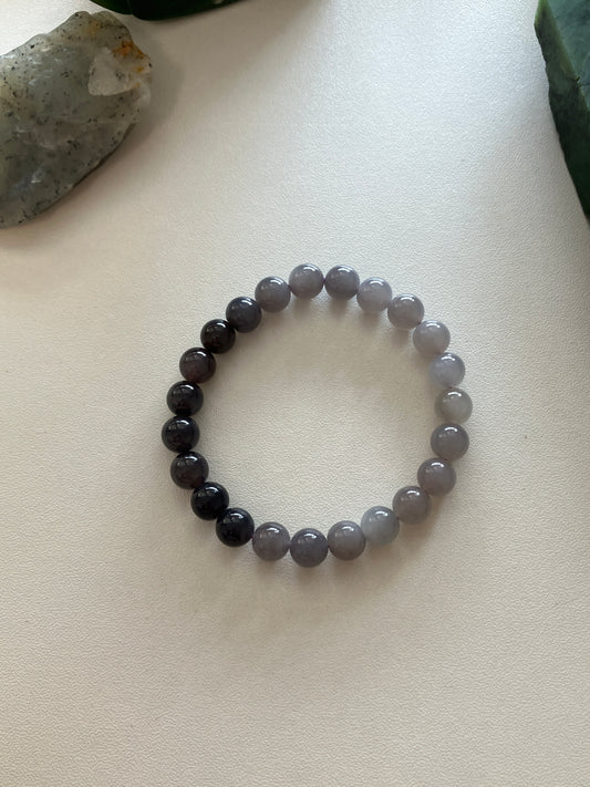 Natural Nephrite Jade Bracelet天然和田手鏈(NPB0122)