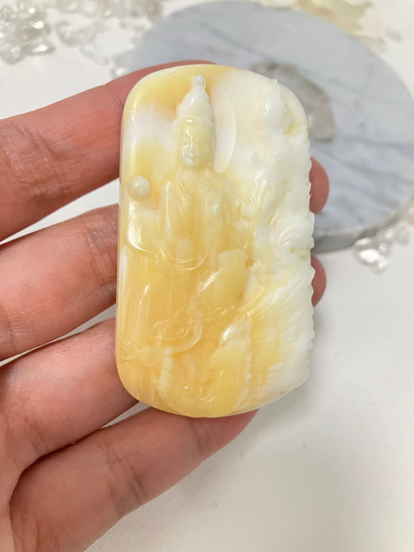 Tridacninae 天然觀音硨磲吊飾