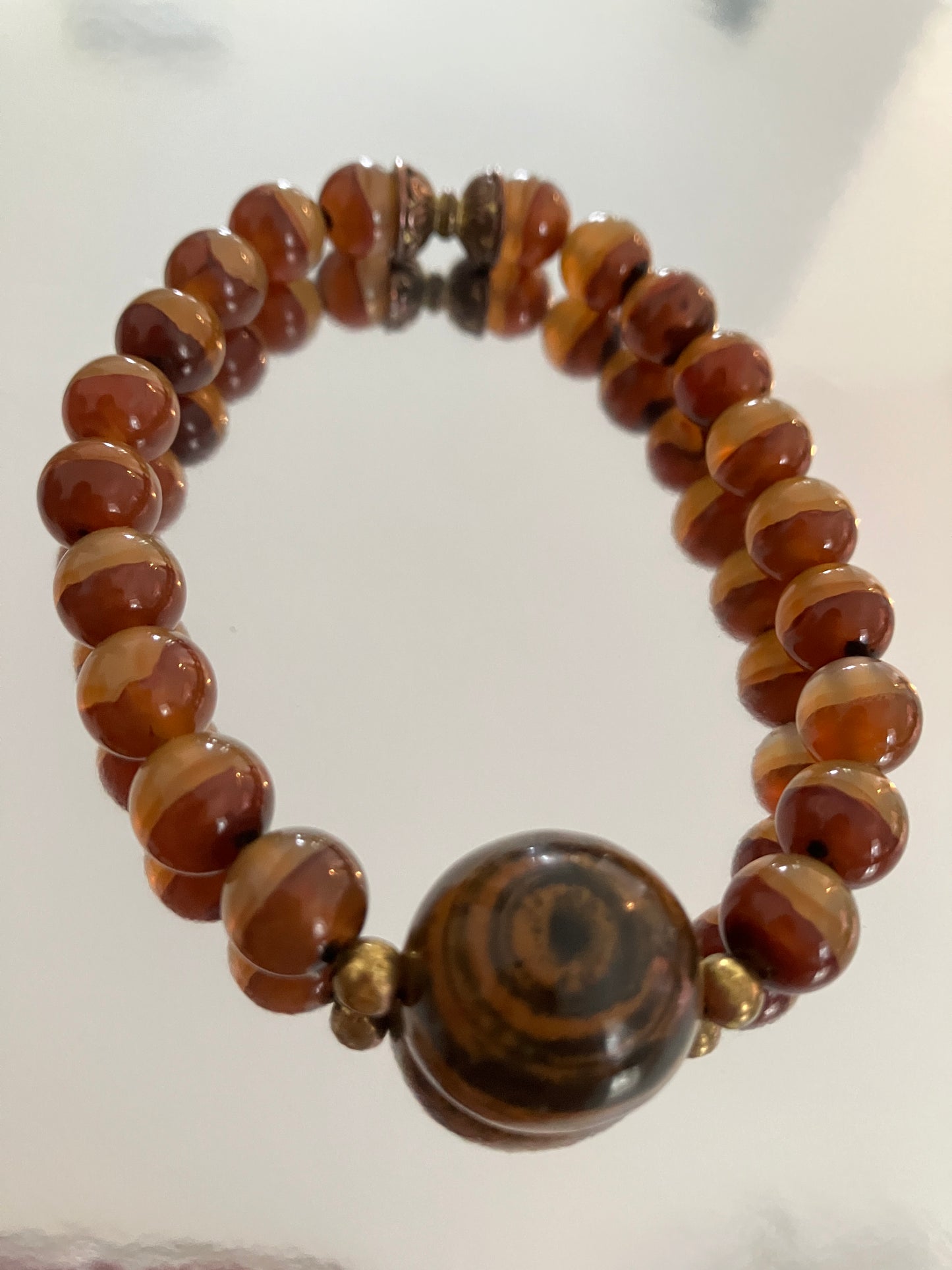 天然高冰透瑪瑙手鏈 Natural Agate Bracelet(NAA021)