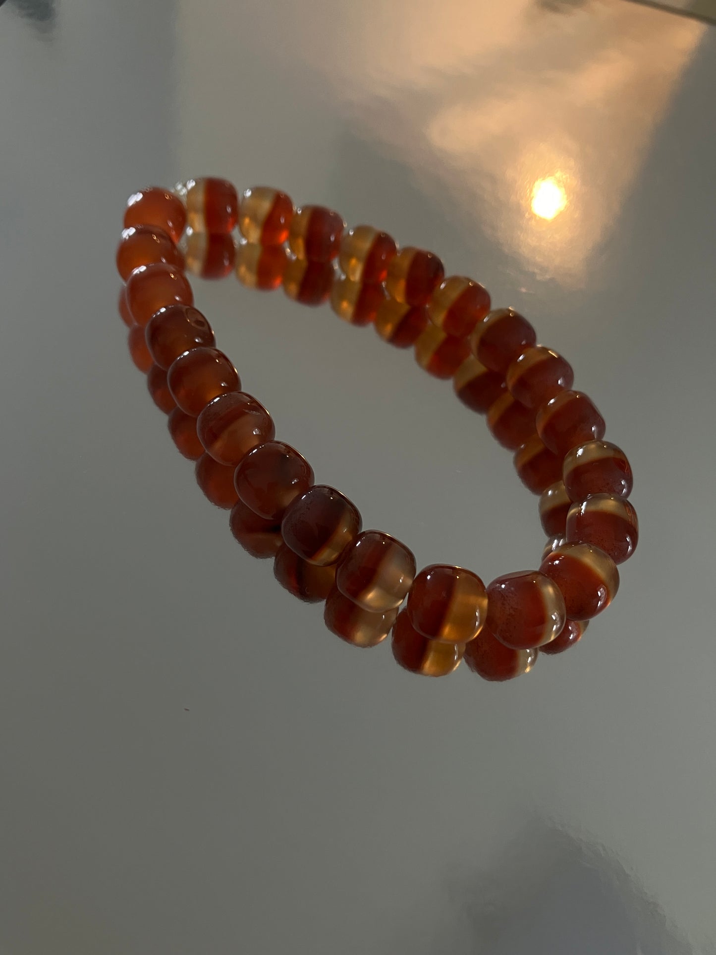天然高冰透瑪瑙手鏈 Natural Agate Bracelet(NAA013)