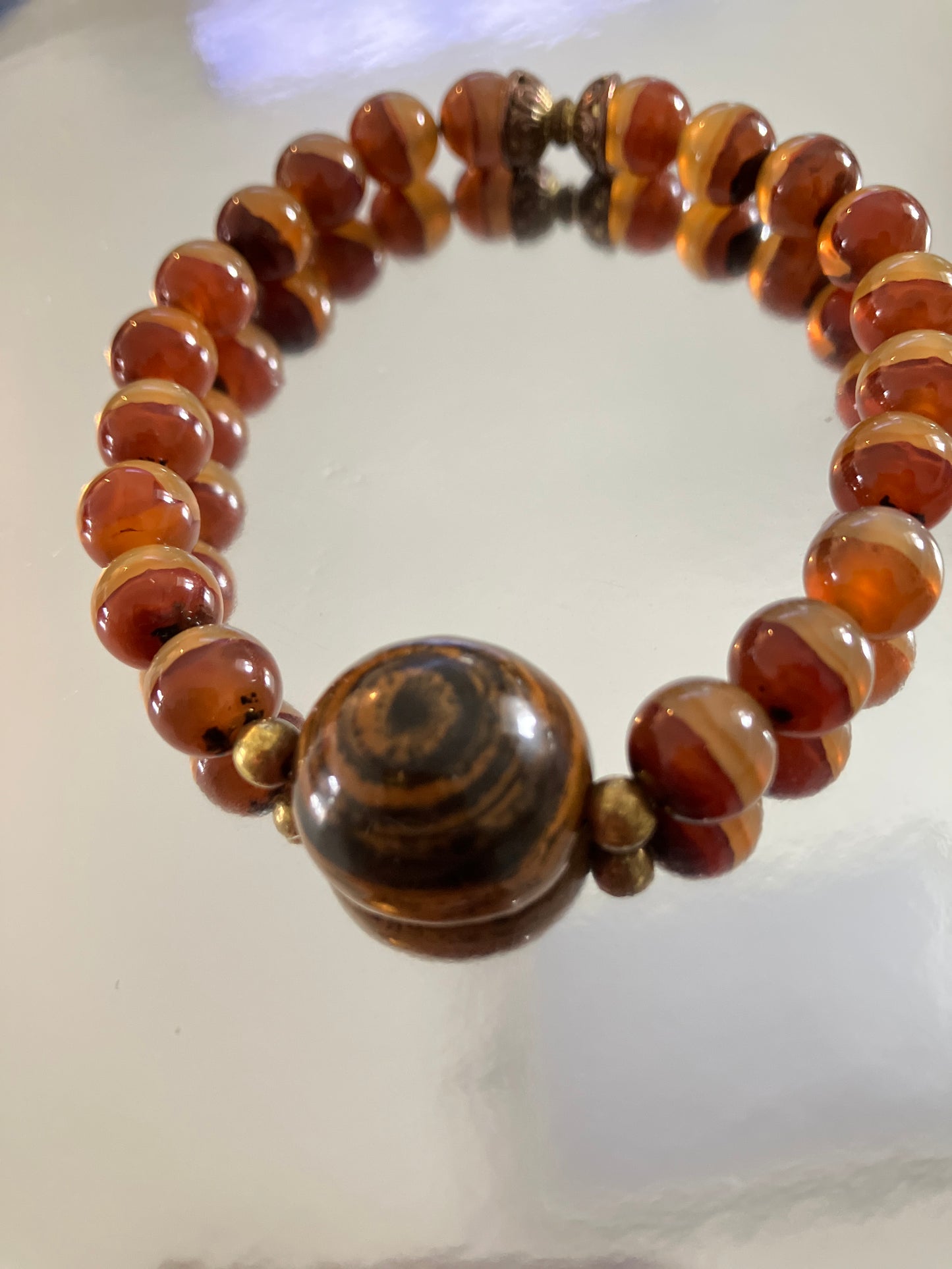 天然高冰透瑪瑙手鏈 Natural Agate Bracelet(NAA021)