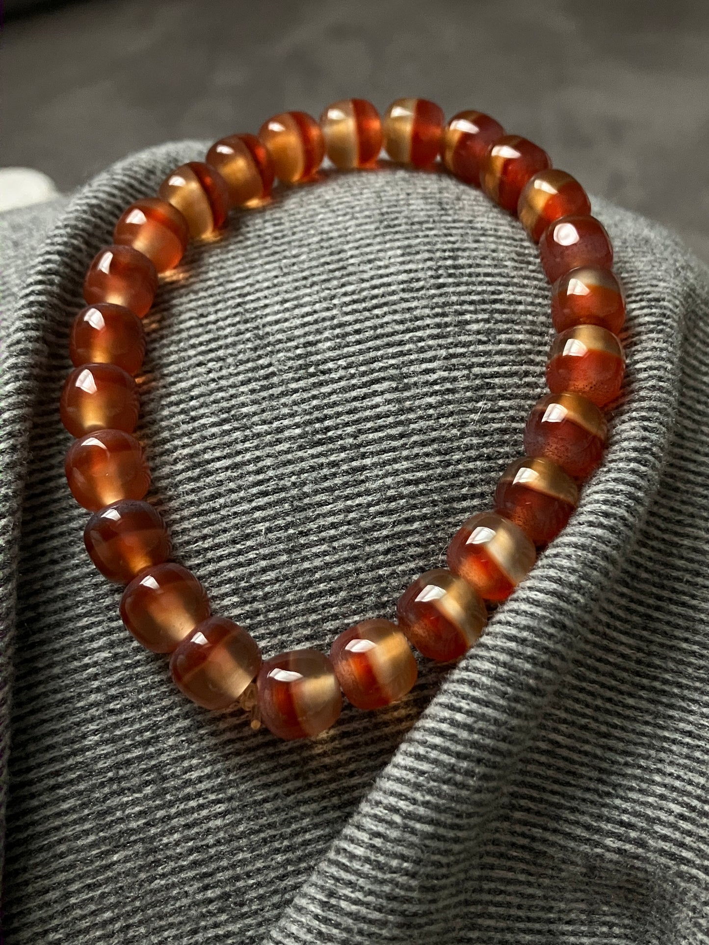 天然高冰透瑪瑙手鏈 Natural Agate Bracelet(NAA013)