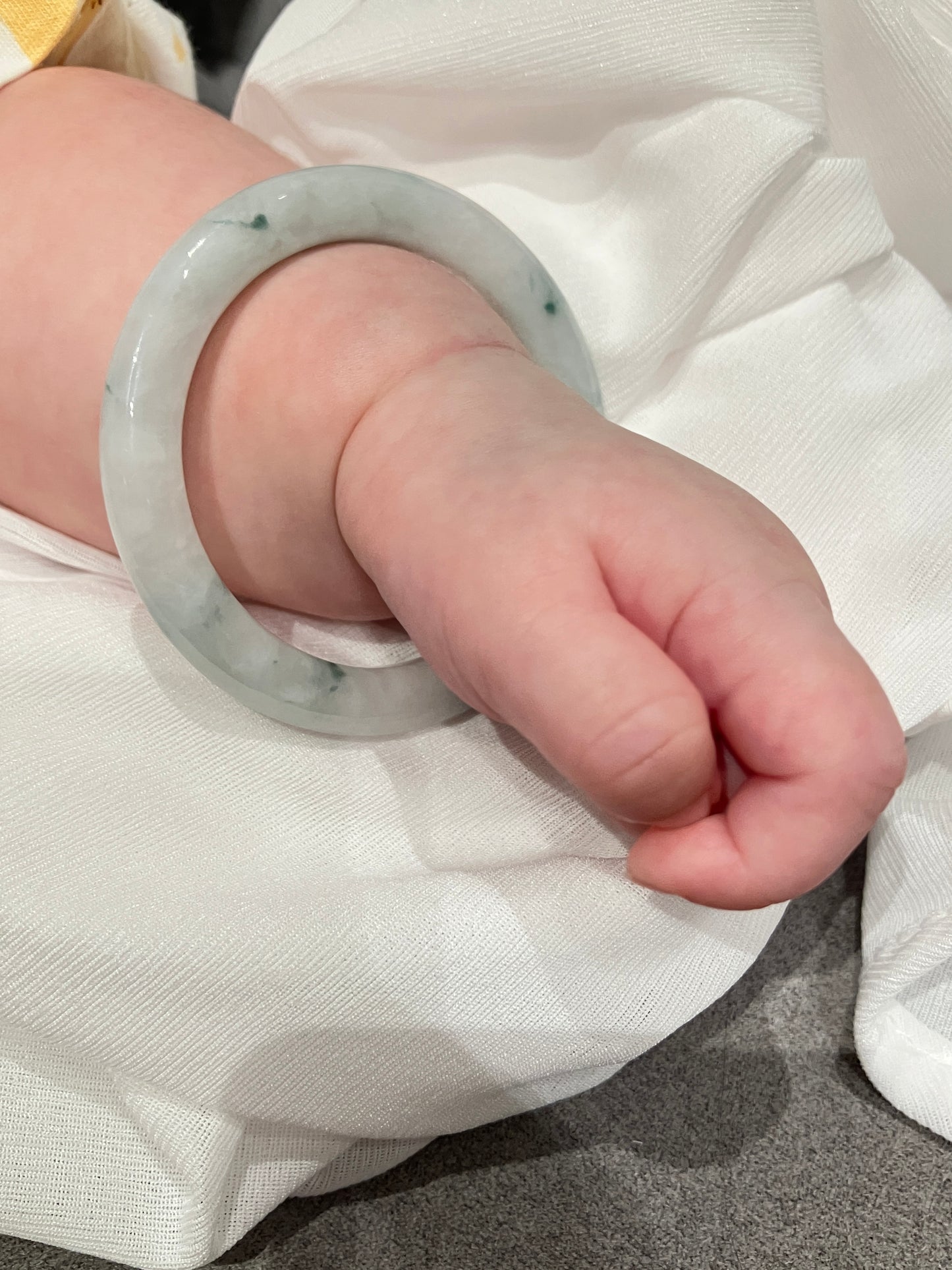 Jadeite Kid Bangle 天然翡翠兒童玉鈪鐲（41.3mm) (JK0029)