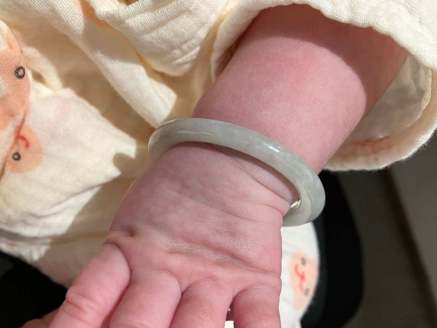 Jadeite Kids Bangle 天然翡翠兒童玉鈪(40mm)(77a425) (37mm)( 77a525)
