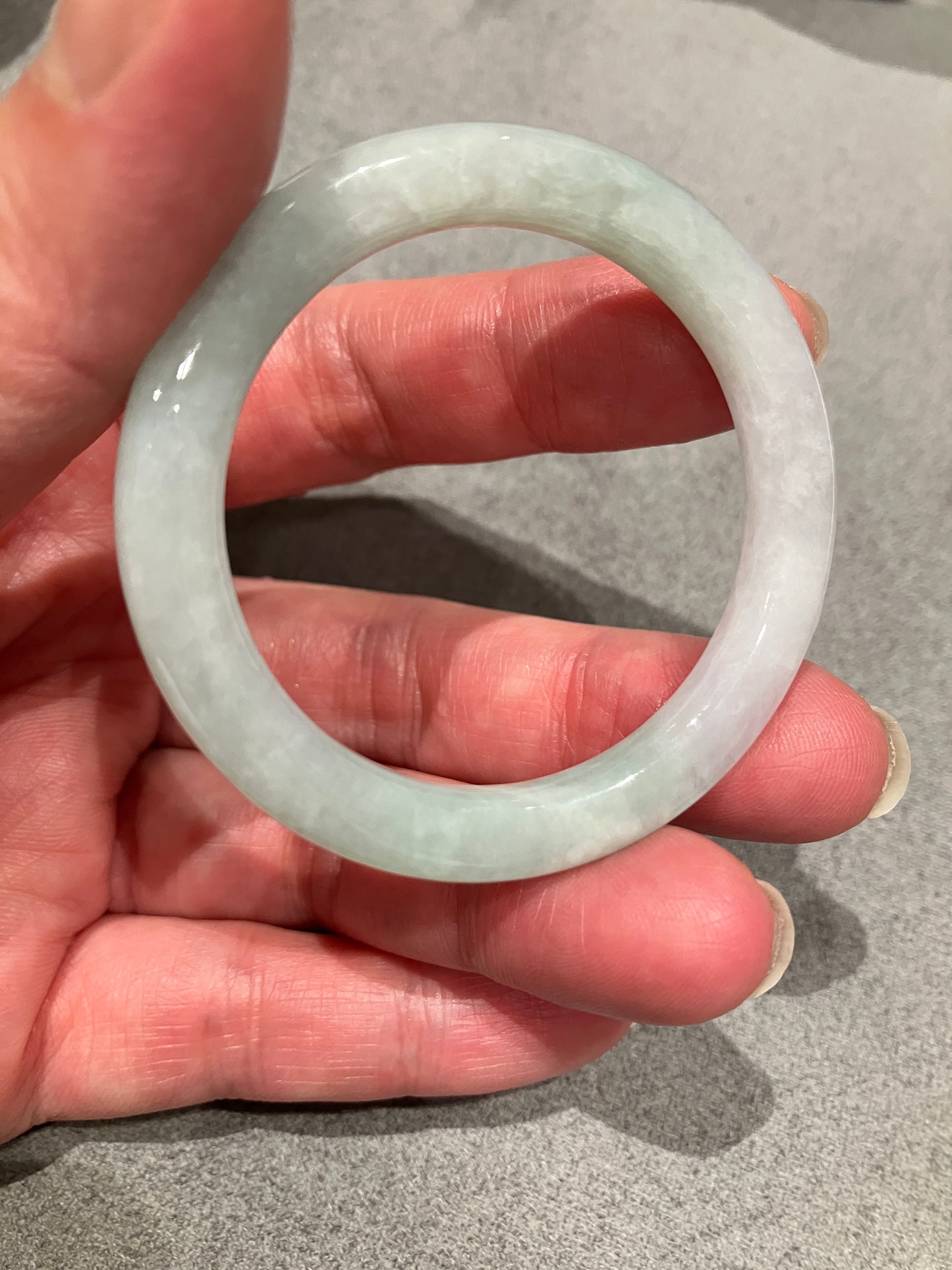 Jadeite Kids Bangle 天然翡翠兒童玉鈪(40mm)(77a425) (37mm)( 77a525)