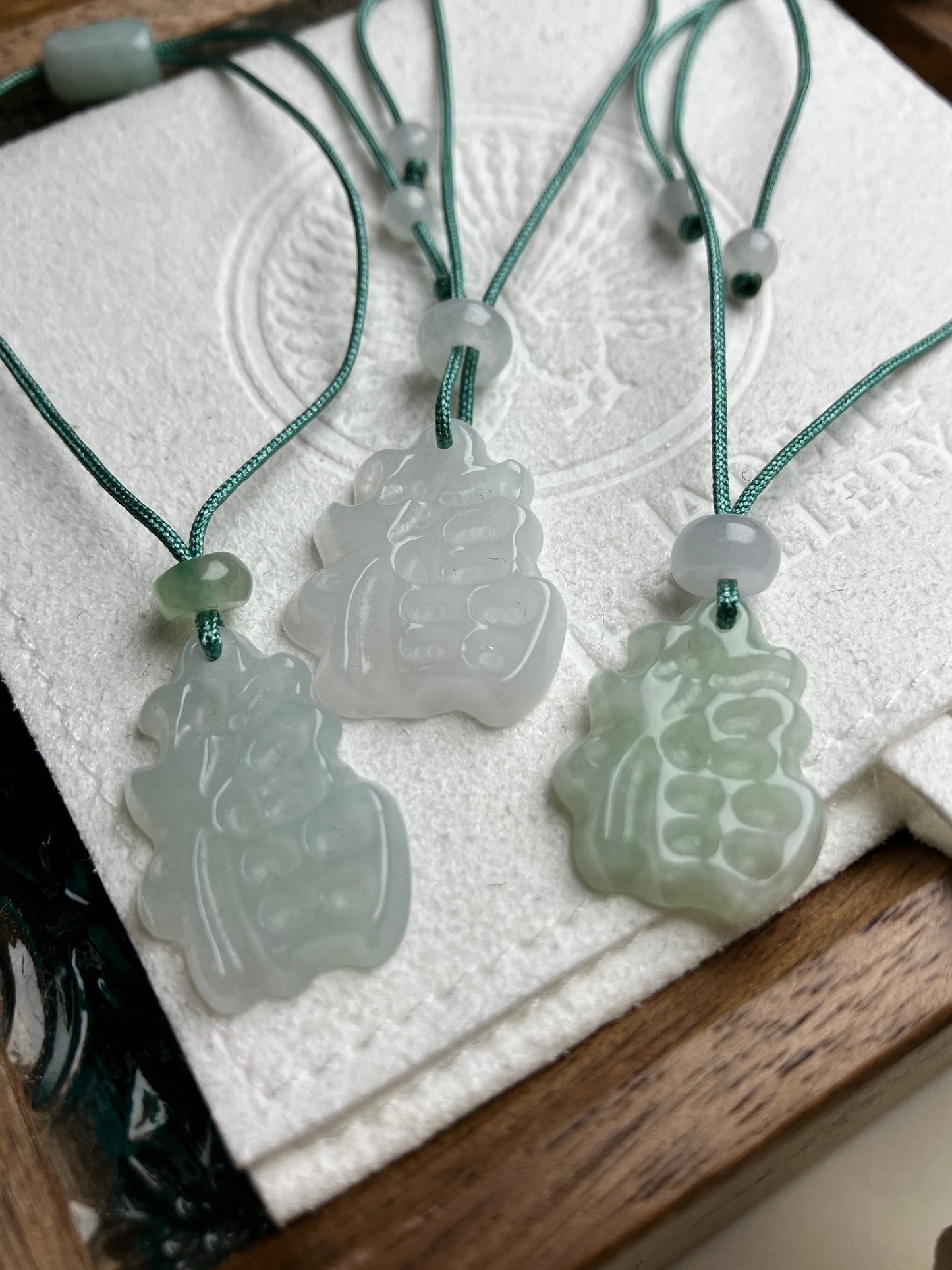 Jadeite Lucky Bracelet ｜天然翡翠手繩「福氣連連」(JBS005-JBS007)