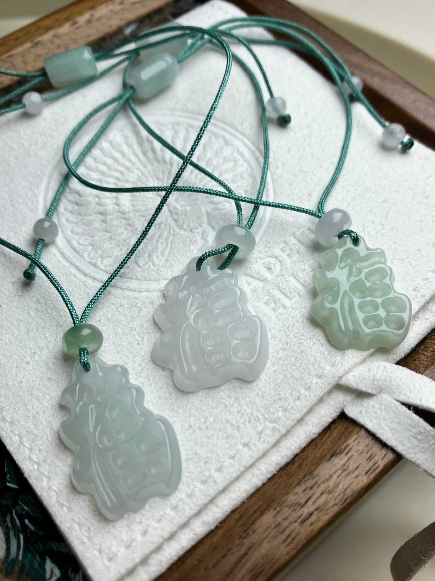 Jadeite Lucky Bracelet ｜天然翡翠手繩「福氣連連」(JBS005-JBS007)