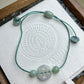 Jadeite Bracelet ｜天然翡翠手繩「財運連連」(JBS008-10)