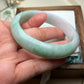 Jadeite Bangle Jadeite Jadeite Bangle with Floating Flowers (60mm)(JB000689)