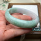 Jadeite Bangle Jadeite Jadeite Bangle with Floating Flowers (60mm)(JB000689)